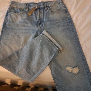 Jcrew Blue Distressed Jeans